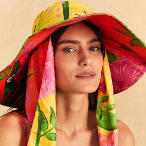 NWT FARM Rio Romantic Garden Hat